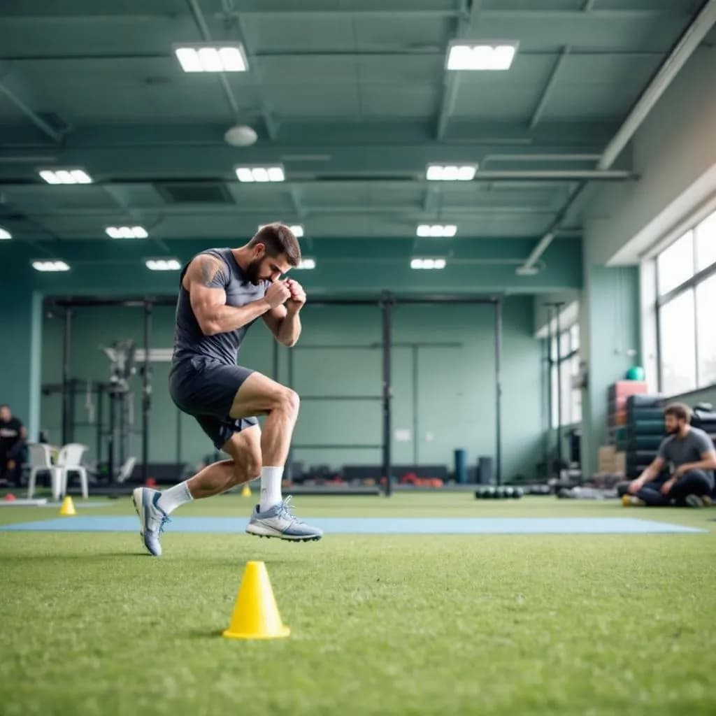 Athletic performance training with sports-specific exercises and agility drills