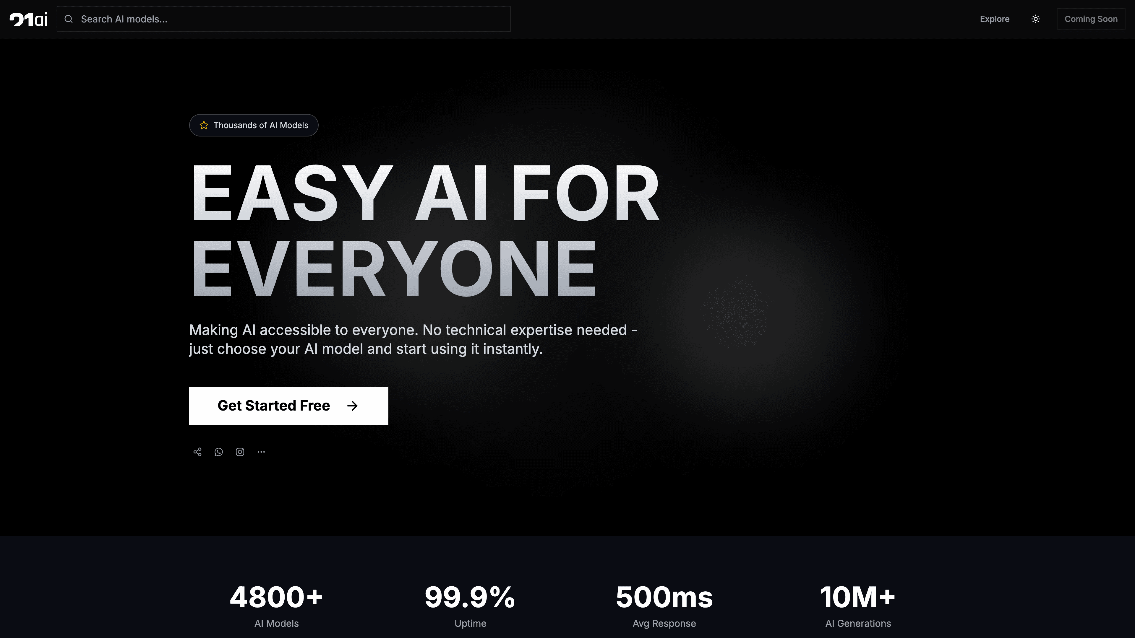 Twentyfirst - Easy AI for Everyone